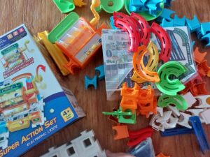 Inhoud van de Marble Rush Super Action Set