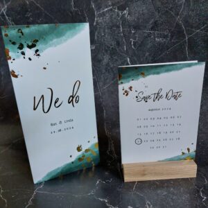Trouwkaart en Save the Date kaart