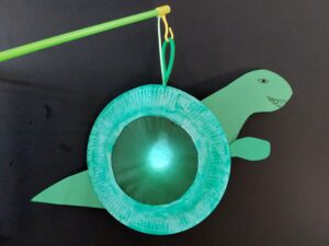 Dino lampion knutselen