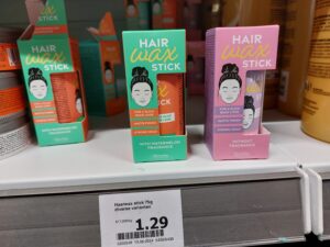 Hairwax stick Action