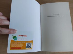 Zwerfboekcode binnenkant boek