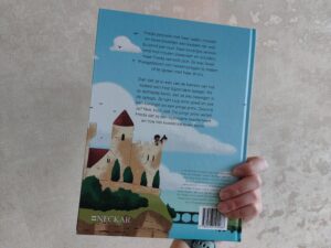 Achterflap kinderboek frieda