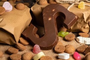 Chocoladeletter schoencadeautje