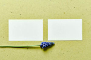 Groeipapier met blauwe druifjes