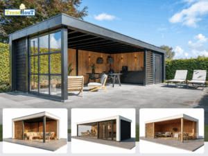 Mooie veranda voor een vakantie in eigen tuin